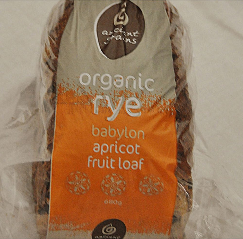 Ancient Grains Organic Rye Babylon Apricot Fruit Loaf 680g