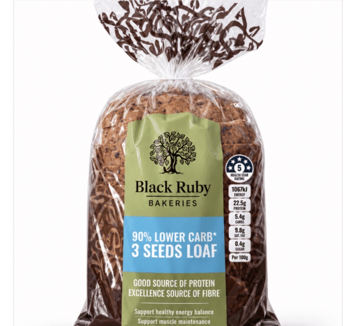 Black Ruby 3 Seeds Low Carb Loaf 520g