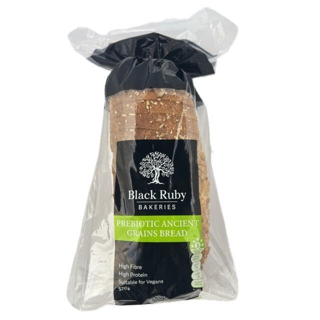 Black Ruby Prebiotic Ancient Grains Bread 570g