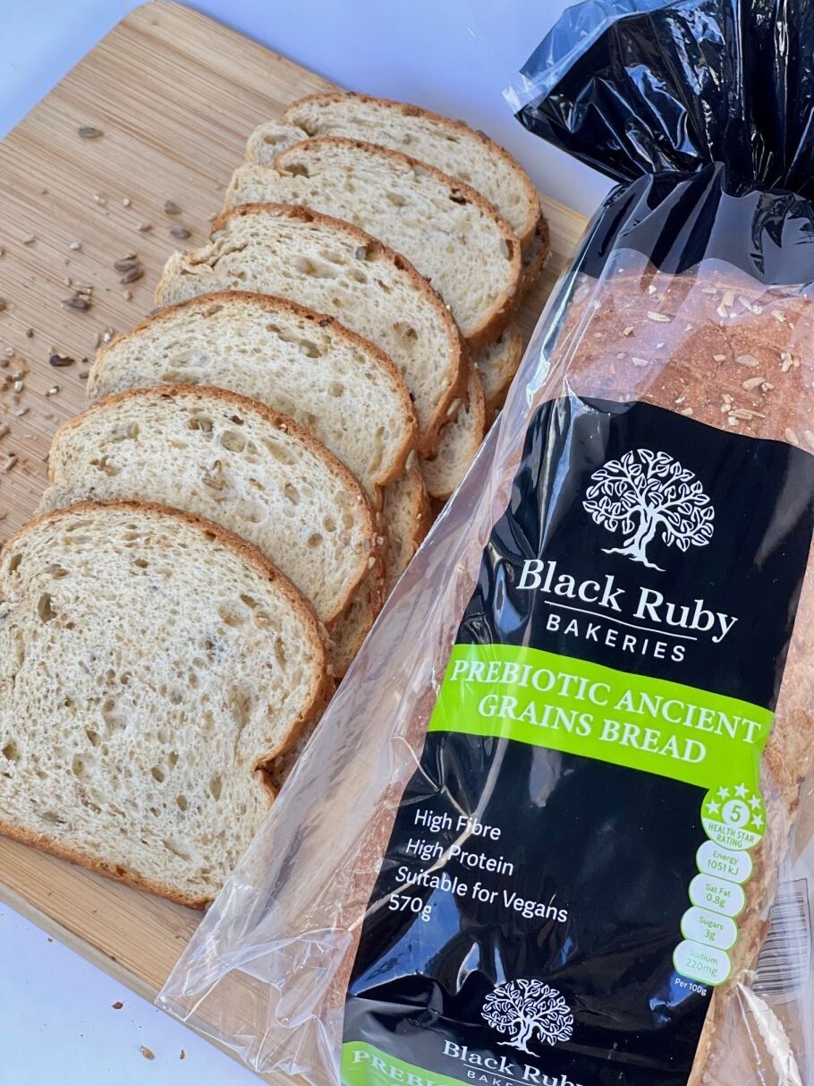 Black Ruby Prebiotic Ancient Grains Bread 570g, view 2 of 2