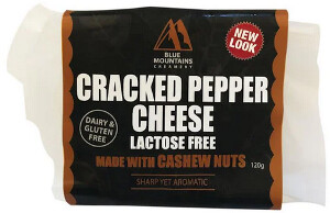 Blue Mountains Creamery Organic Cashew Cheese - Cracked Pepper 125g