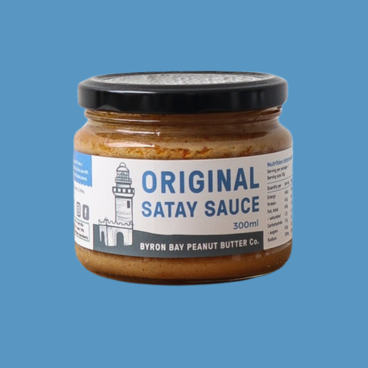 Byron Bay Peanut Butter Co Original Satay Sauce 300ml