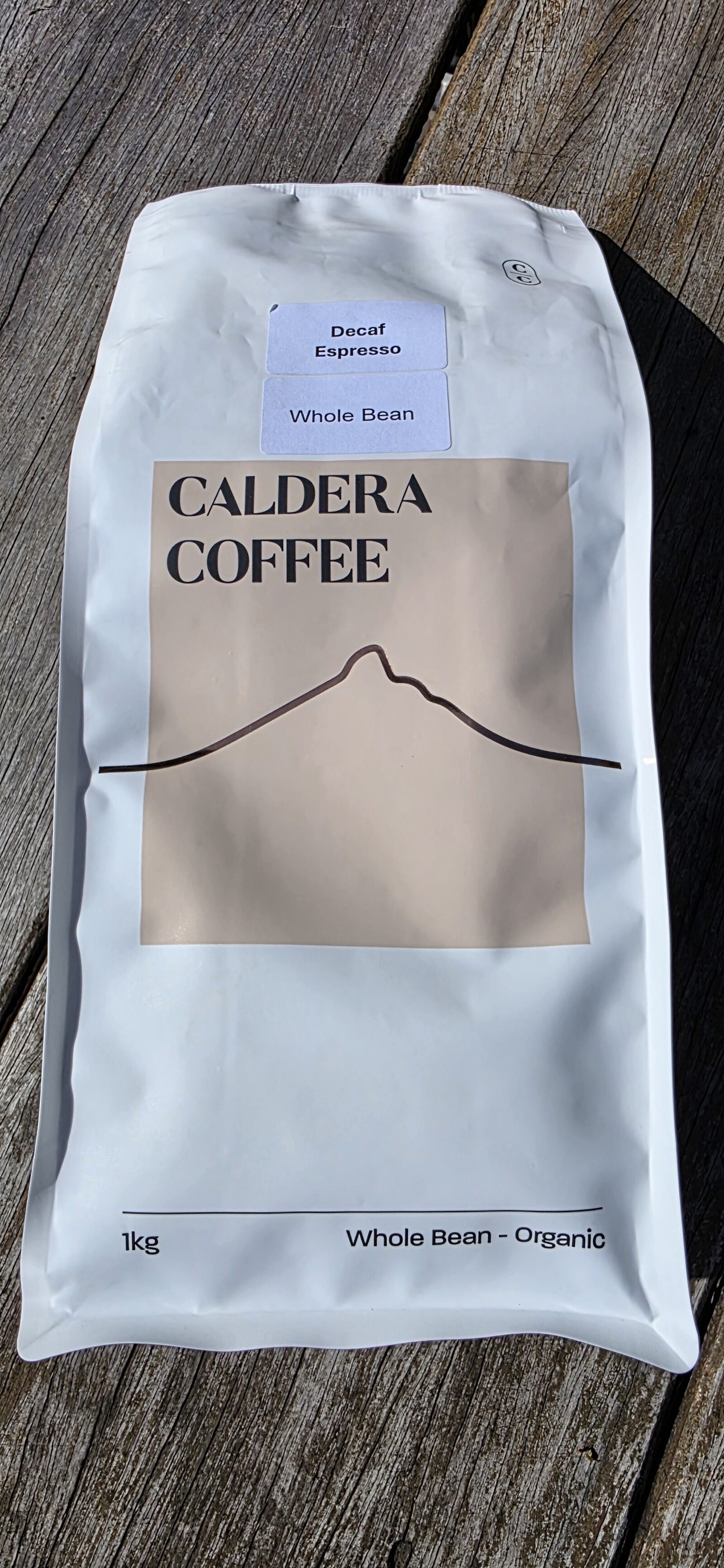 Caldera Coffee Cald Decaf Whole Bean Organic - MYCOTOXIN FREE 1kg