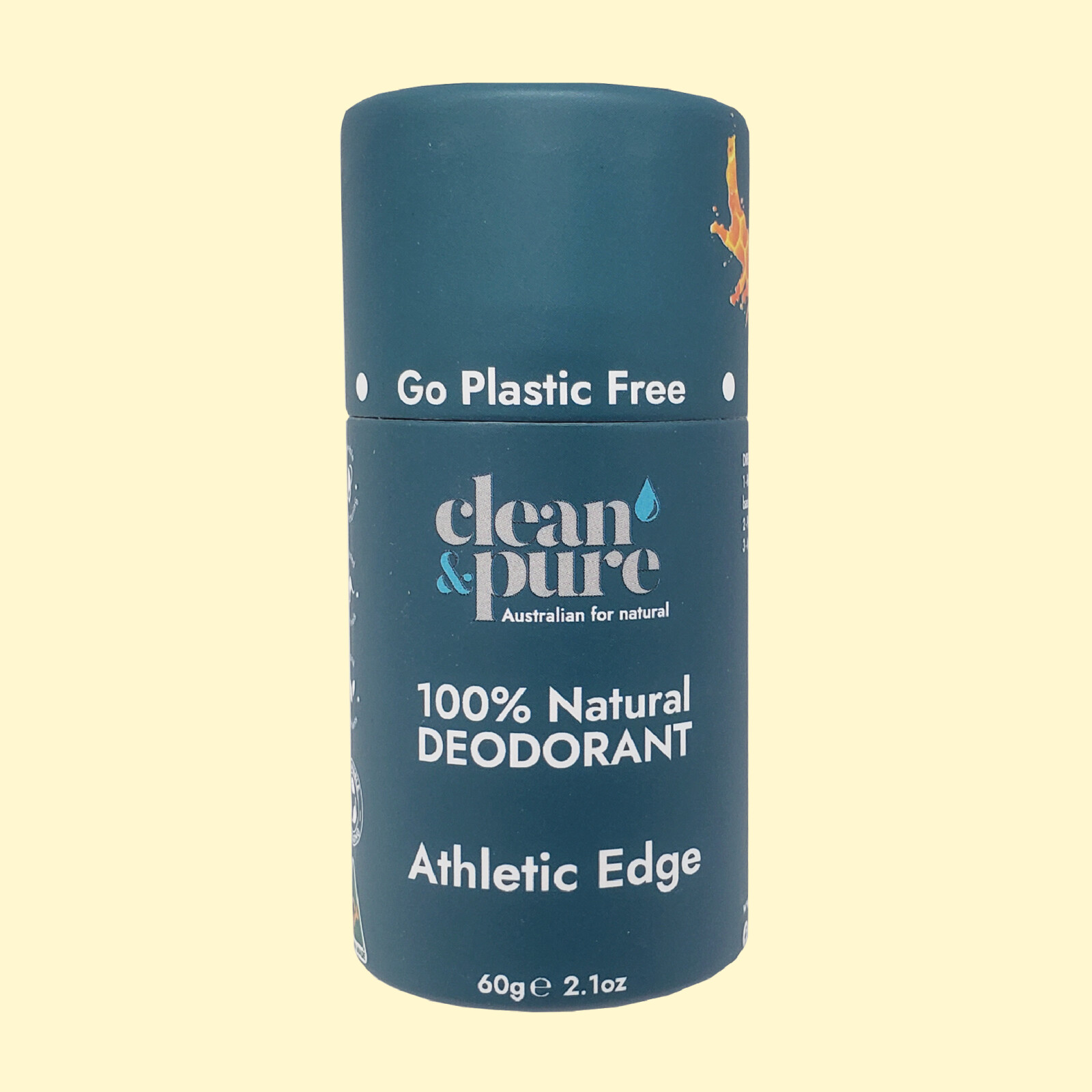Clean & Pure Athletic Edge - Natural Deodorant 60g