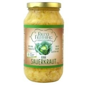 Foley's Frothing Fermentations Organic Raw Sauerkraut 500g