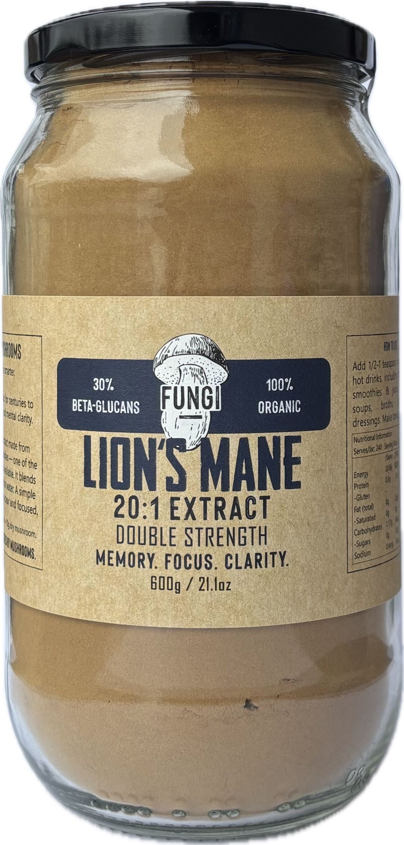 Fungi Lion's Mane 20:1 Extract 600g