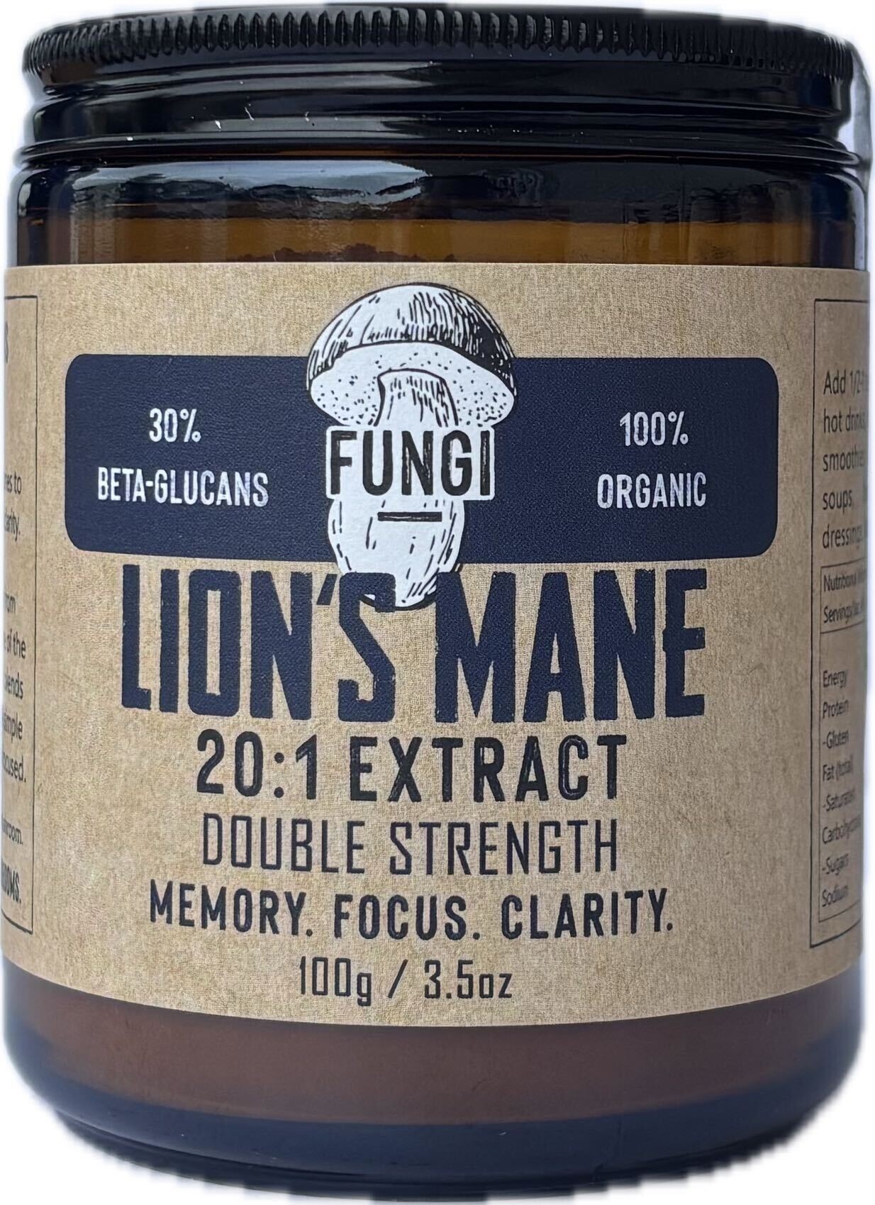 Fungi Lion's Mane 20:1 Extract 100g