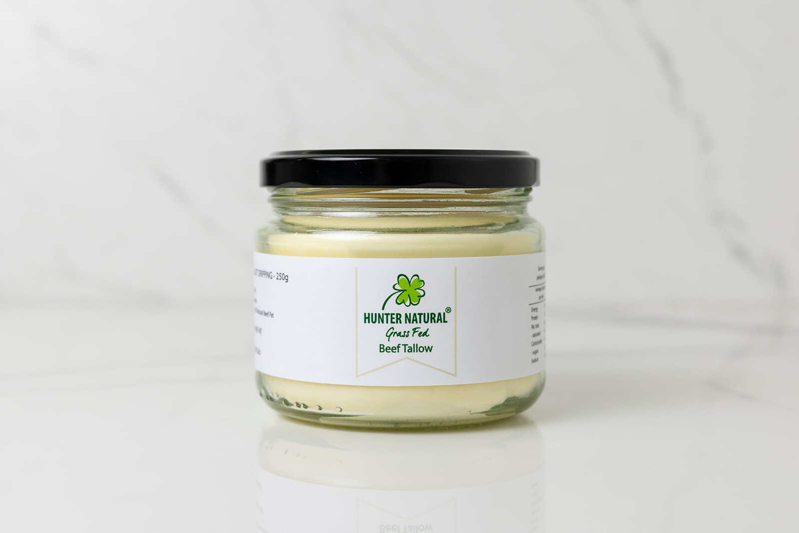 Hunter Natural Grass Fed and Finished Beef Tallow 300ml