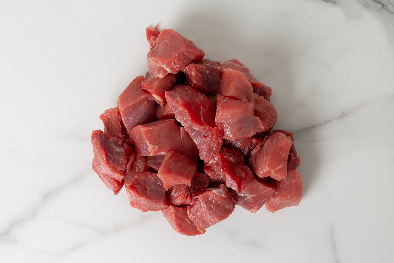 Hunter Natural Grass Fed and Finished Diced Beef 500g