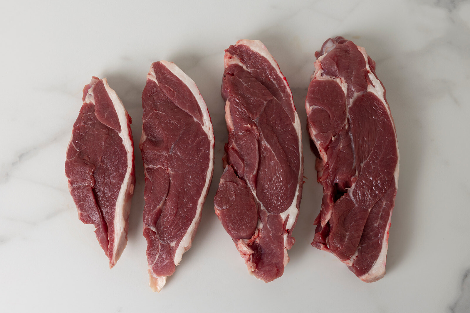 Hunter Natural Grass Fed and Finished Lamb Rump Steaks 500g