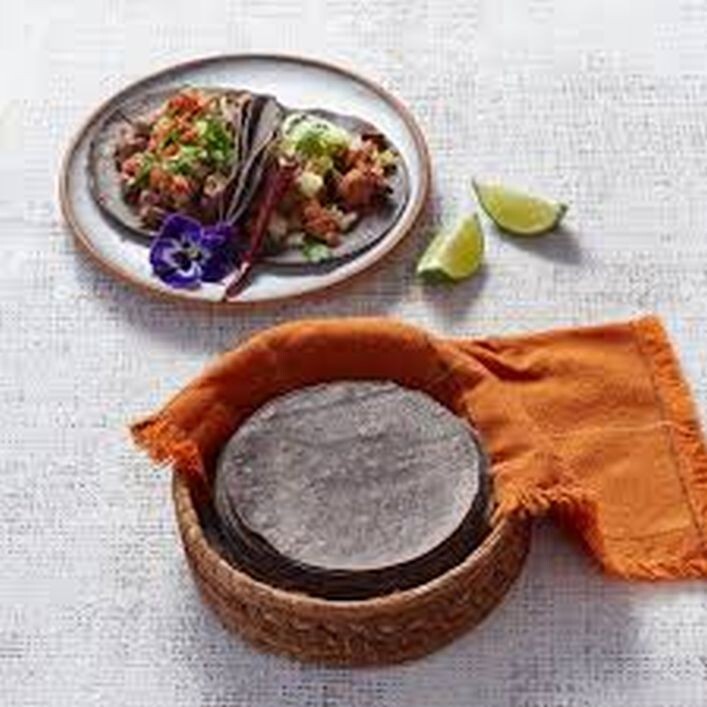 La Tortilleria Gluten Free Blue Corn Tortilla Wrap Bread 145mm 39 pack