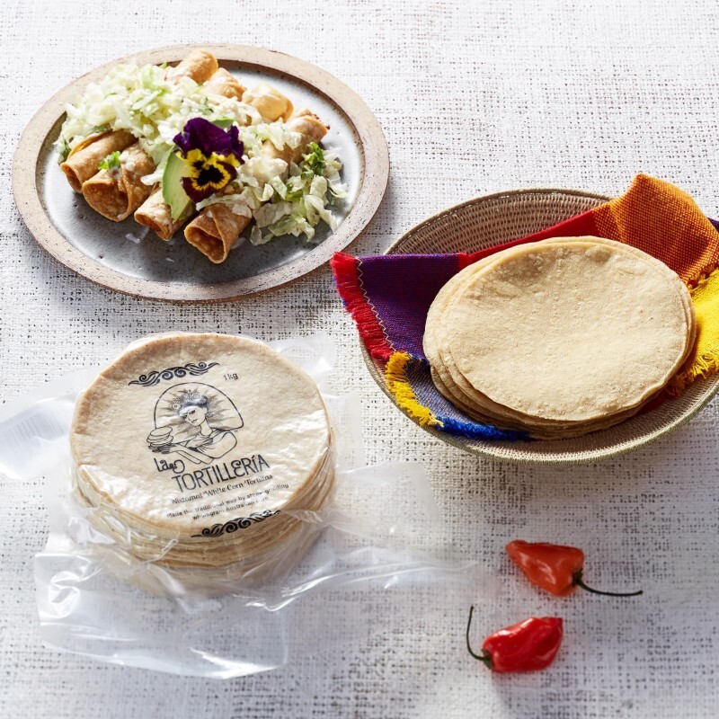 La Tortilleria Gluten Free Corn Tortilla Wrap Bread 145cm (44 pack)