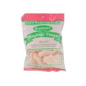 Lewis Wholesome Foods Yoghurt Frogs - Strawberry 130g