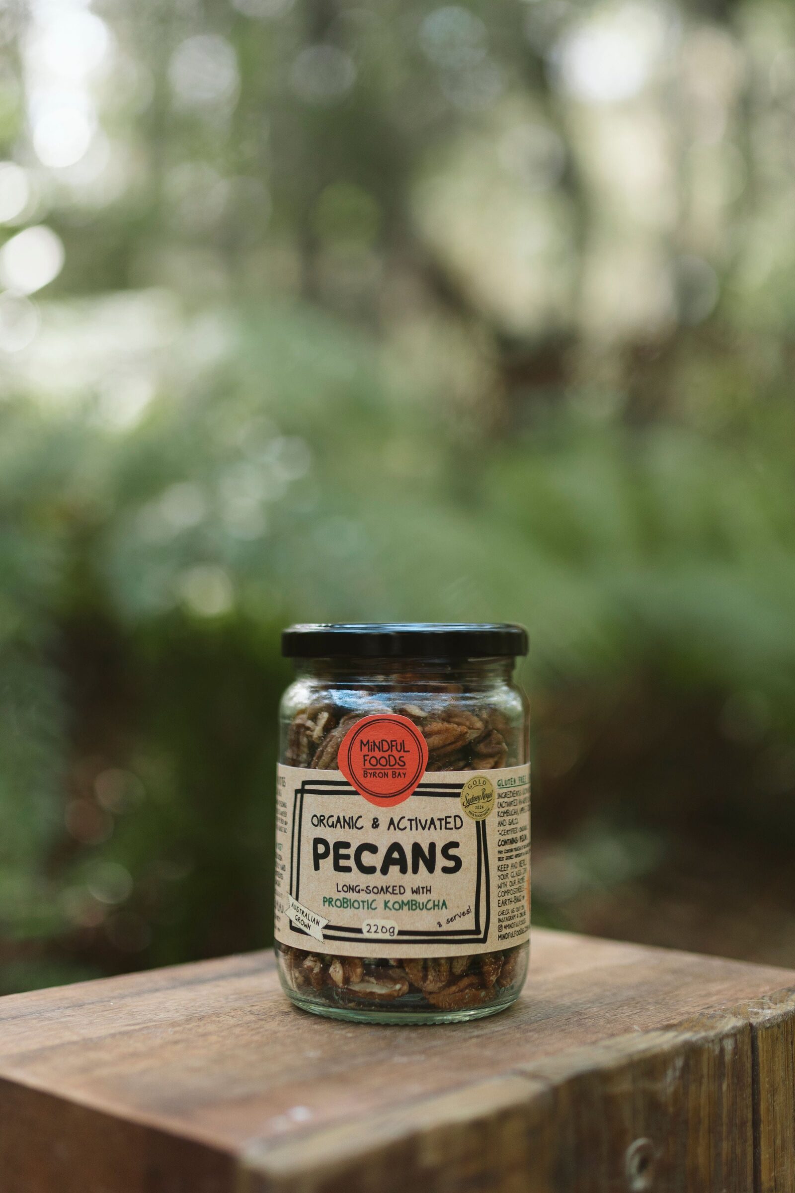 Mindful Foods Pecans - Organic & Activated 220g