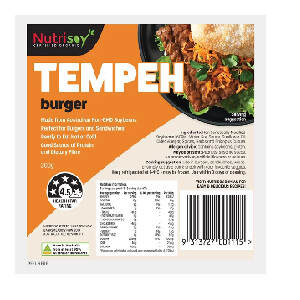 Nutrisoy Tempeh Burger 200g