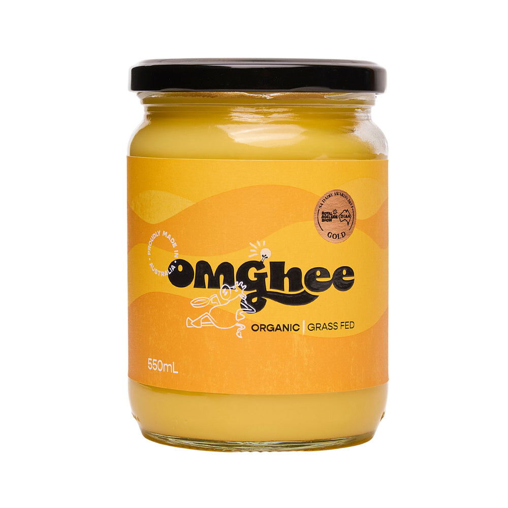 OMGhee Certified Organic Grassfed Ghee 550ml