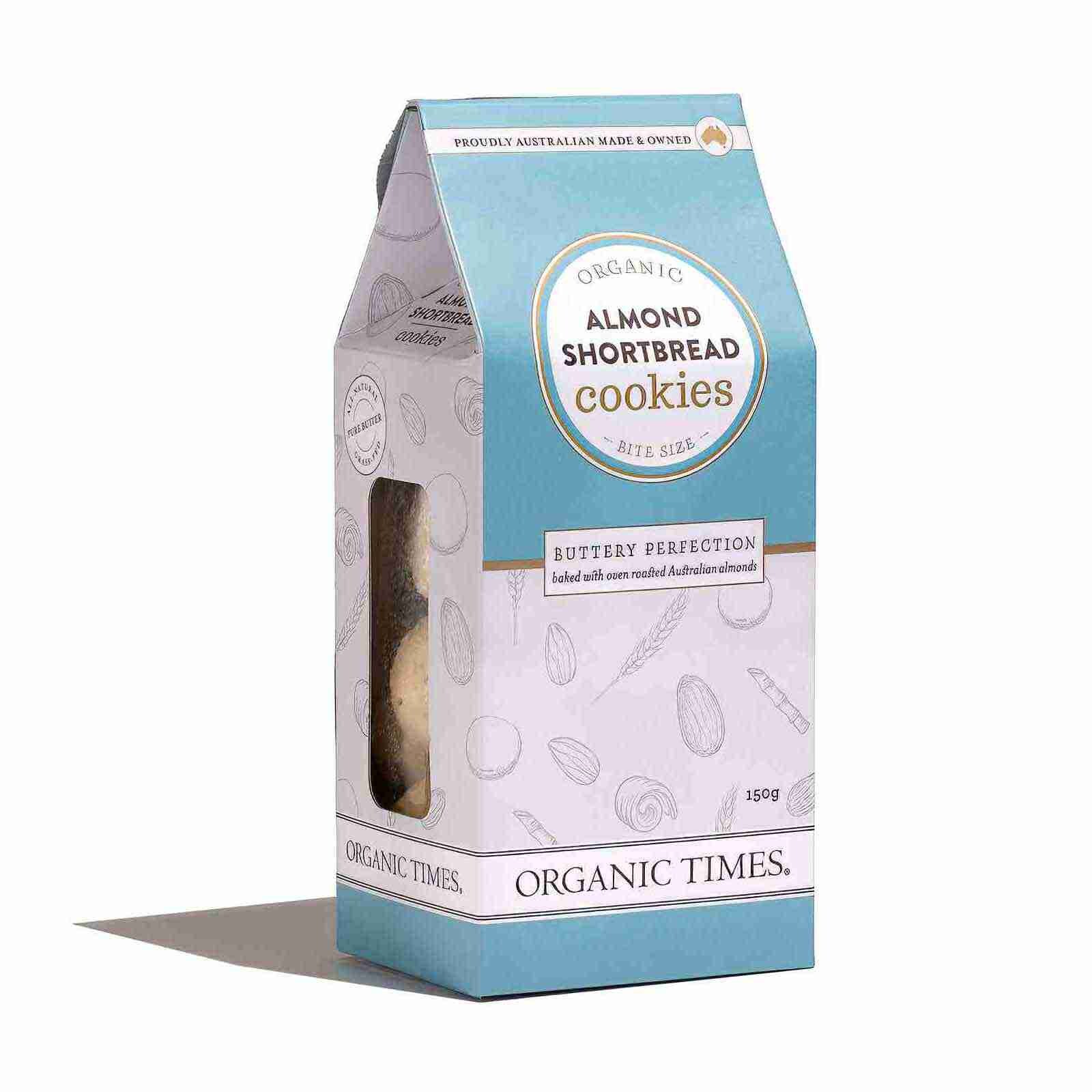 Organic Times Organic Cookies - Almond Shortbread 150g, view 2 of 3