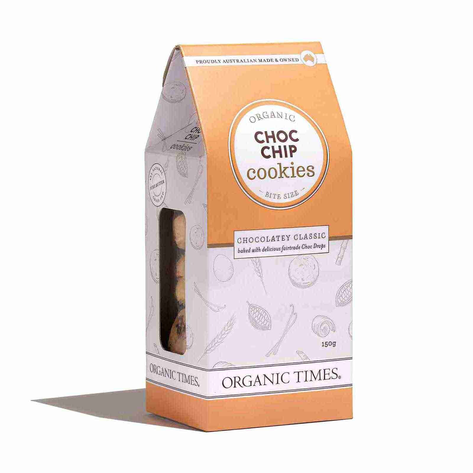 Organic Times Organic Cookies - Choc Chip 150g, view 2 of 4