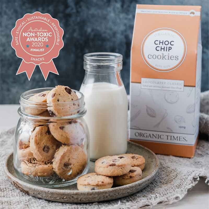 Organic Times Organic Cookies - Choc Chip 150g, view 3 of 4