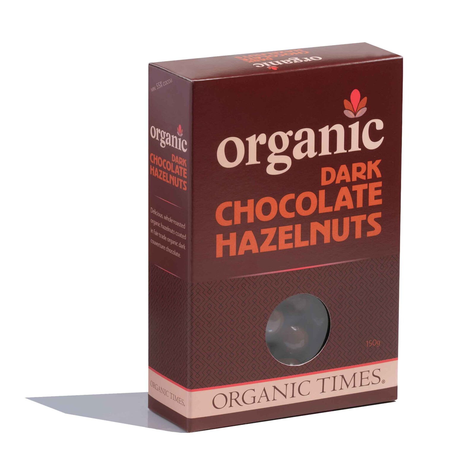 Organic Times Organic Dark Chocolate Hazelnut 150g