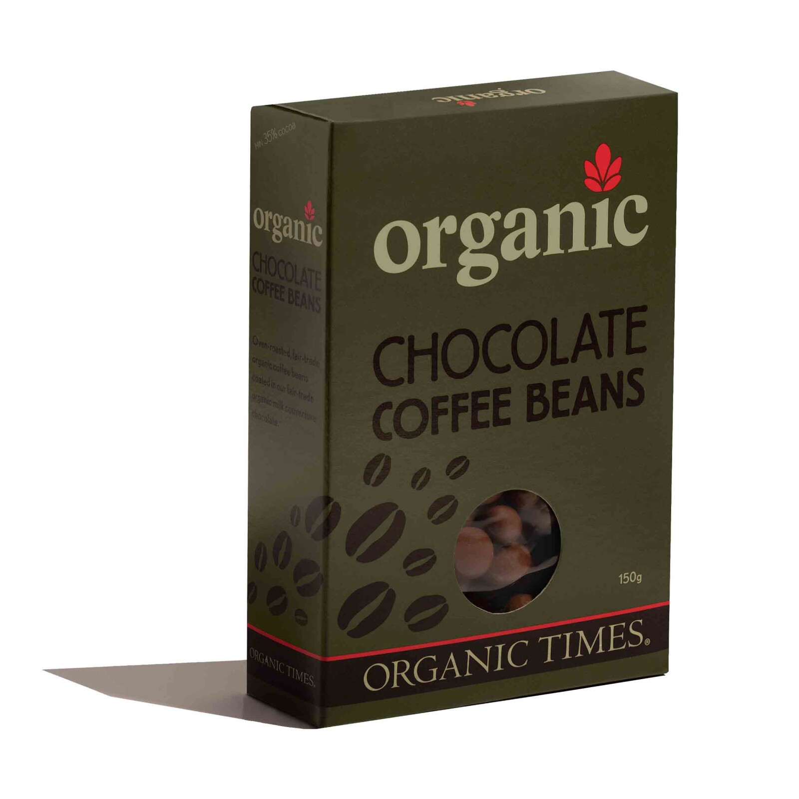 Organic Times Organic Milk Chocolate Coffee Beans, view 2 of 3