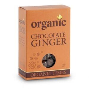 Organic Times Organic Milk Chocolate  Ginger 150g