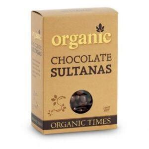 Organic Times Organic Milk Chocolate Sultanas 150g