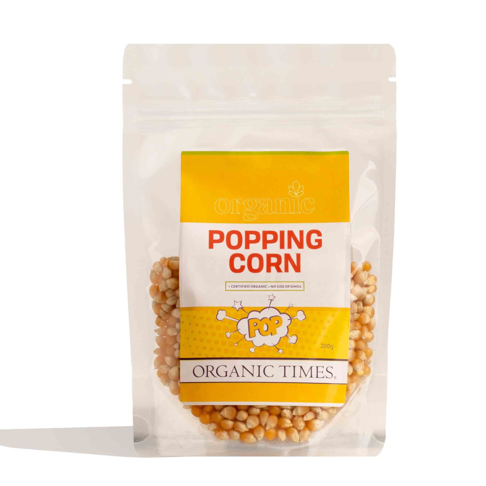 Organic Times Organic Popping Corn 200g, view 2 of 3