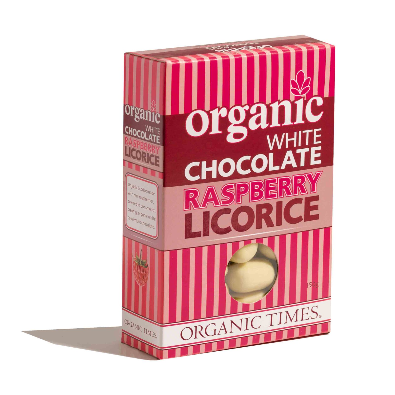 Organic Times Organic White Chocolate Raspberry Licorice, view 2 of 2