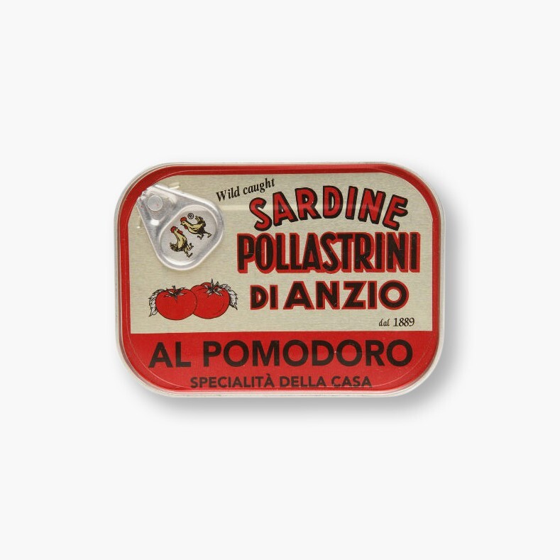 Pollastrini Sardines in Olive Oil and Tomato 100g