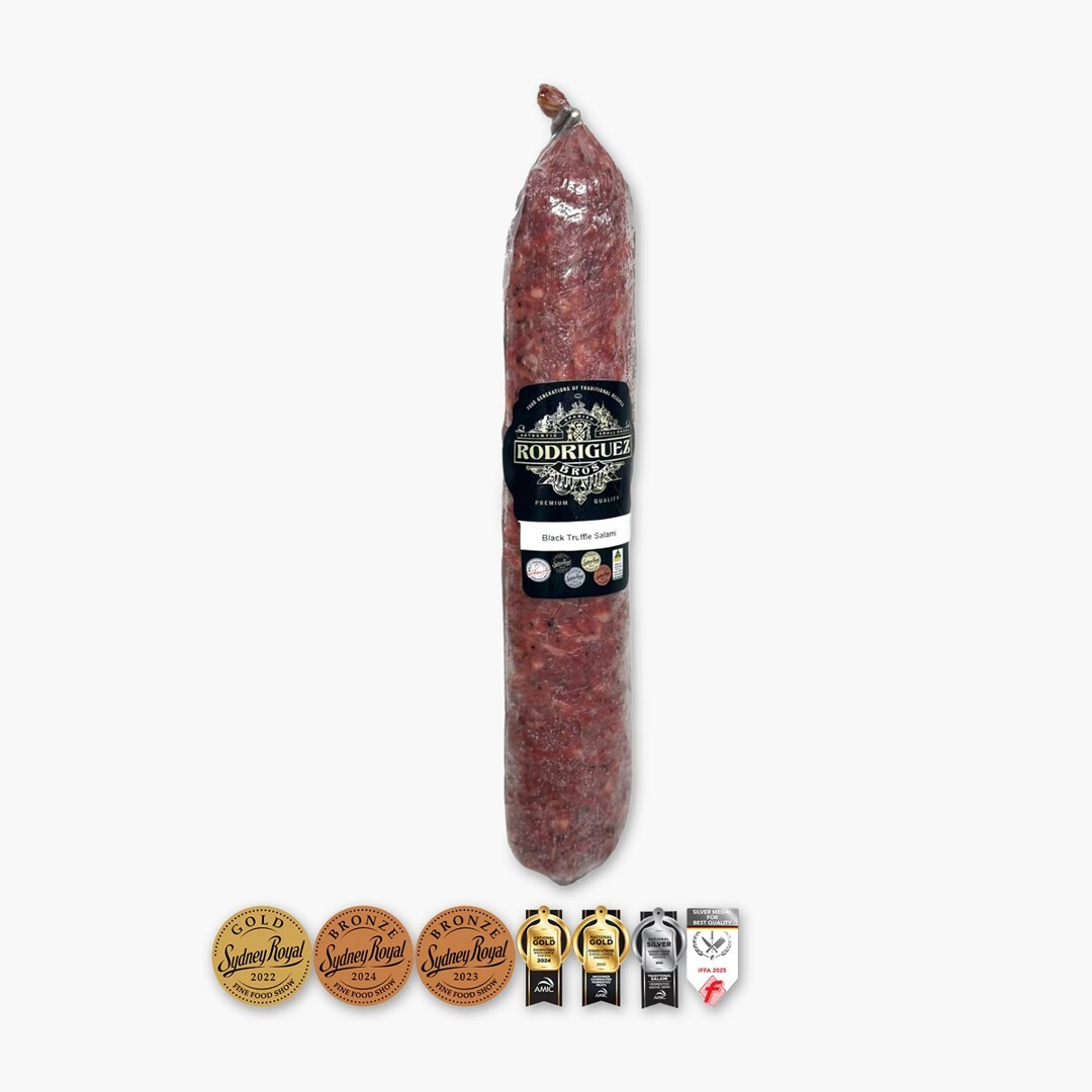 Rodriguez Black Truffle Salami Half (approx 400g
