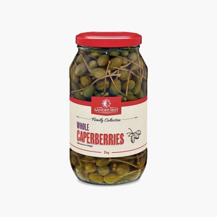 Sandhurst Caper Berries - Whole in Vinegar 2kg