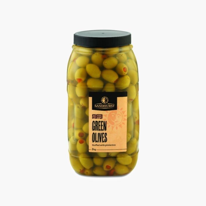 Sandhurst Green Olives - Stuffed 2kg