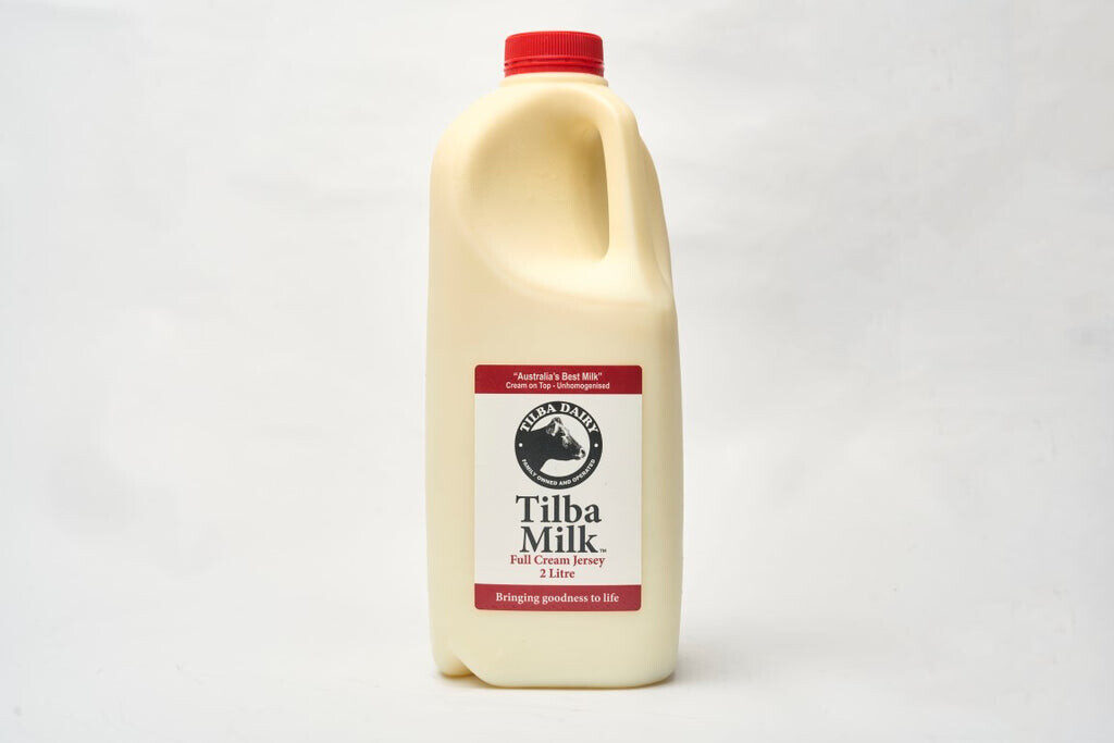 Tilba Dairy Non Homogenised Jersey Milk 2L