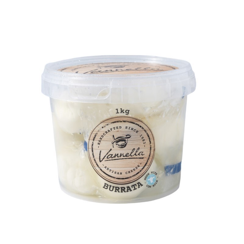 Vannella Cheese Buratta 10 x 100g (1kg)