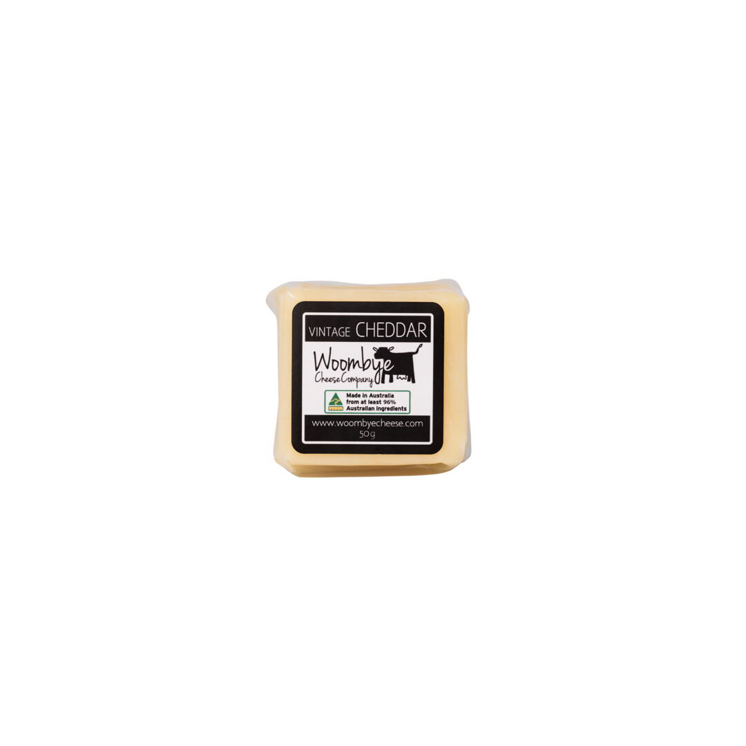 Woombye Cheese Mini Vintage Cheddar 50g